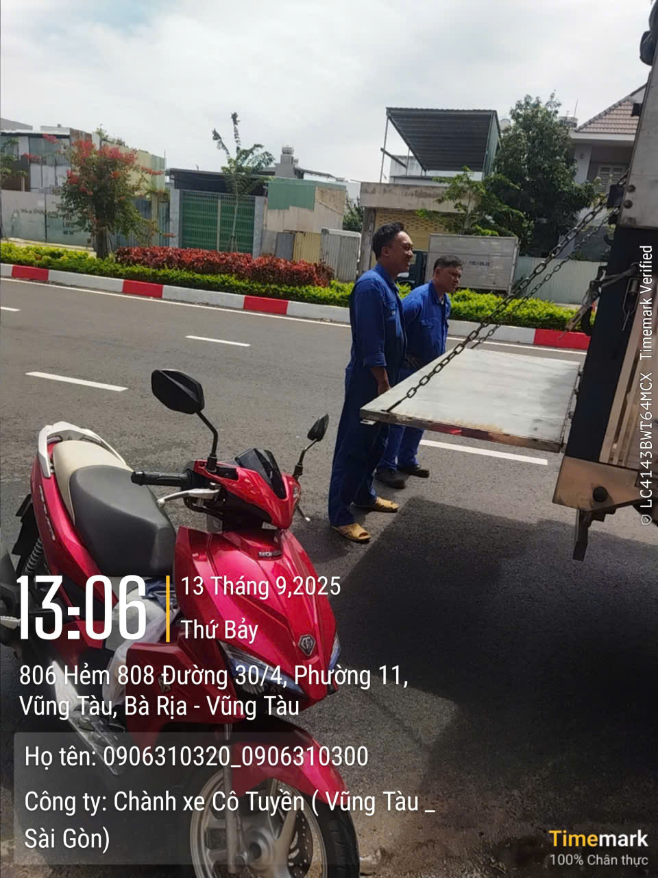 Gửi xe máy từ Châu Đức đi Sài Gòn